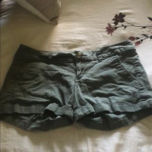 Dark Grayish Green AE Shorts